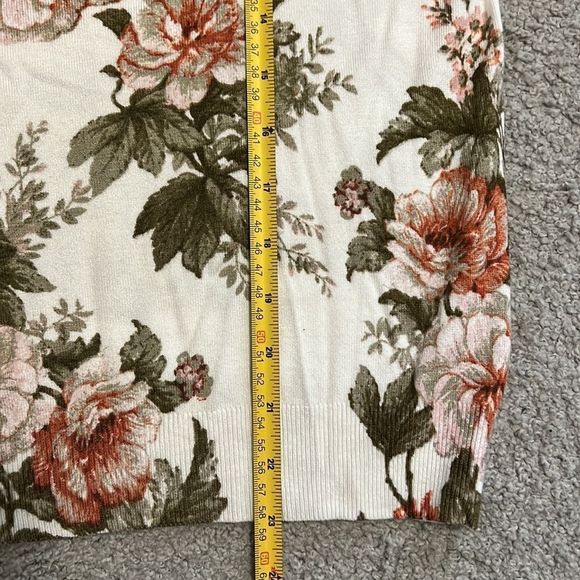 Anthropologie Harlyn Ritchie Floral Ruffle Sweater - Picture 16 of 16